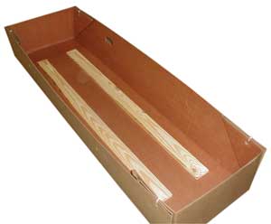 Wood Lined Leak Resistant Cremation Tray